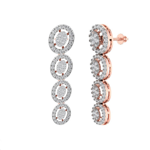 Esfir Diamond Drop Earrings